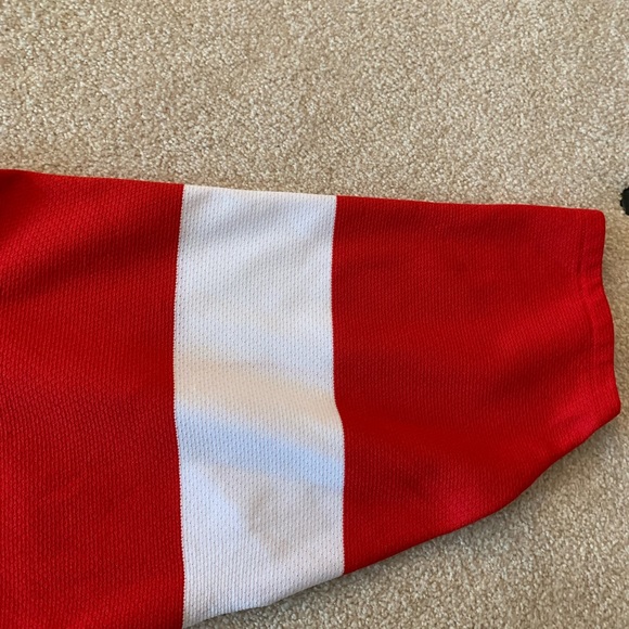 Hockey Jersey Wings Mens League Size XL Red - Picture 6 of 8